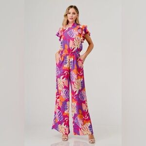 Purple Jumpsuit S-XL New without tags